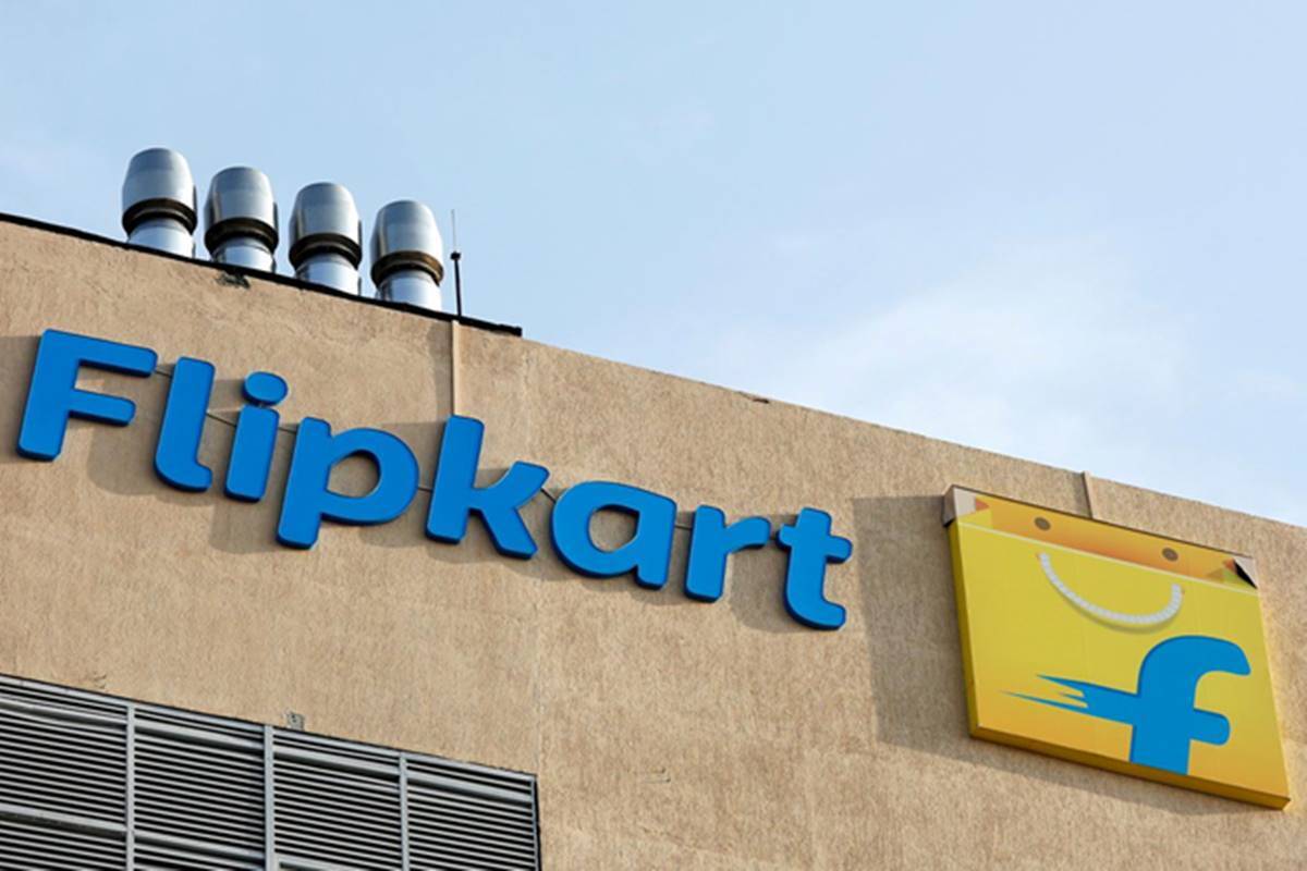 flipkart logo at their office building